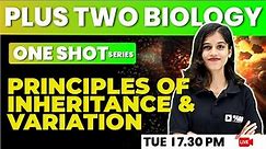 Plus Two Biology Onam Exam | Principles of Inheritance and Variation Part 1 | Chapter 4 |Exam Winner