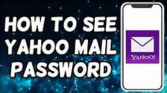 How To See Yahoo Mail Password (2023)