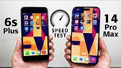 iPhone 6s Plus vs iPhone 14 Pro Max SPEED TEST in 2023 | is 6s Plus Worth Buying in 2023 ?