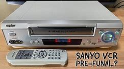 Sanyo VHS VWM-698 VCR