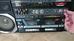 Lasonic L30K Boombox Stereo Cassette Recorder Player FM/AM/SW Radio Receiver