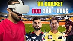 241 Runs RCB Vs CSK Match in VR Cricket.