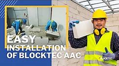 How to Install AAC Blocks? by Blocktec AAC Wall System