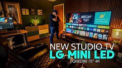 My New Studio 4K 75 inch TV | LG MiniLED QNED86