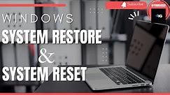 How to Create System Restore | How to Reset Windows pc and keep files | Like Share