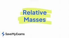 Relative Atomic Mass & Relative Molecular/Formula Mass - GCSE & IGCSE Chemistry