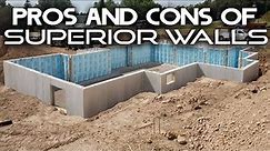PROS AND CONS OF SUPERIOR WALLS // Precast Foundation Walls // Superior Walls Overview //