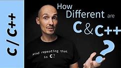How different are C and C++? Can I still say C/C++?
