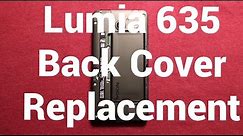 Nokia Lumia 635 Back Cover Replacement Removal How To Change