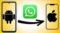 How to transfer WhatsApp from android to iPhone [Free, After setup, Without losing Data, Resetting]