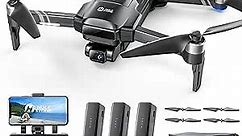 Holy Stone HS600 Drones with Camera for Adults 4K, FAA Remote ID Compliant, 2-Axis Gimbal & EIS Anti Shake, 3 Batteries 84-Min Flight Time, 10000 FT Range Transmission, 4K/30FPS, Drone Landing Pad