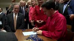 Gov. Walker signs Foxconn bill