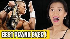 John Cena Prank Call Reaction | Can't Stop Laughing! Too Funny! Better Than Wrestlemania!