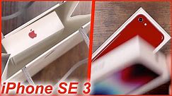 iPhone SE 2022 Product Red Unboxing - iPhone SE 3 First Look