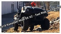 2018 Kawasaki Mule SX XC - Test Ride & Review