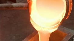 Molten Glass Pouring (a satisfying science)