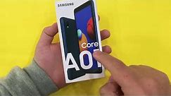 Samsung Galaxy A01 Core 32GB Unboxing