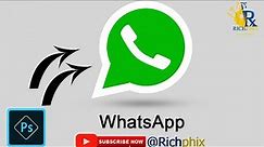 How to WhatsApp Logo in Photoshop.