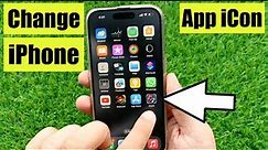 How to Change App iCon on iPhone 15 (Any iPhone) in iOS 17.4.1