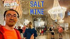 [4k] Poland Wieliczka Salt Mine Full Tour English guide 2022 July