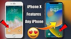 How To Get iPhone X Notch On iPhone 5s/6/6 Plus🔥🔥 | Fix iPhone Home Button Not Working