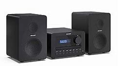 Sharp Xl-b520D(bk) Tokyo Hi-fi Micro Sound System With Dab+ Radio And Bluetooth - Black