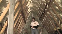 Insulating and Air Sealing an Attic with Spray Foam (Short Version)