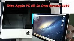 Imac Apple All in One PC model A1224 Short Demo Review In this Videoa