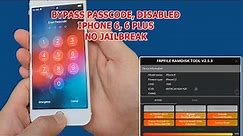 [Windows] Bypass Passcode, Disabled iPh0ne 6, 6 plus i0s 12 without jailbreak