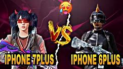 iphone 7plus vs iphone 6plus🥵 pubg Mobile tdm
