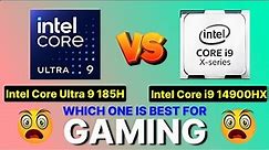 Intel Core Ultra 9 185H 🆚 Intel Core i9 14900H |🔥Processor Compare🔥 |
