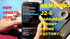 How to hard reset Samsung j6 plus & format phone !