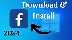 How to install Facebook app in laptop/Desktop PC 2024 || Download Facebook in PC Windows 11,10,8