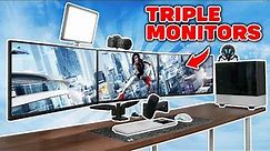 Building This EPIC Triple Monitor Gaming / Streaming Setup