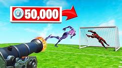 ZOMBIE FOOTBALL 50,000 V-BUCKS Challenge! (Fortnite Minigame)