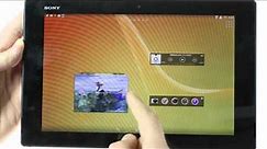 Sony Xperia Z2 Tablet: user interface