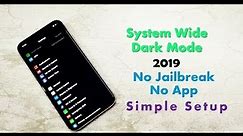 How to Install Dark Mode on any iPhone - No Jailbreak No Tweak