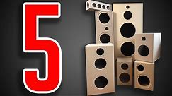5 Tips - Building Speaker Boxes