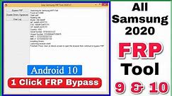 Easy Samsung FRP Tool 2020 v1/ Samsung FRP Tool 2020/FRP Tool/2 Minute Samsung A01 FRP Remove/Unlock