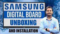 Samsung Interactive White Board Unboxing | Samsung Digital Board Installation @SmartInfovisionPatna