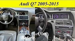 Installation : Audi Q7 2005-2015 Year Installation + 10.25inch 8G RAM /128G ROM Car Stereo