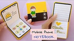 How to make Paper Phone notebook /DIY Folding Mobile Phone with cardboard and paper /DIY Paper Craft