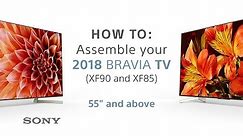 Assembly Guide: BRAVIA XF85 & XF90 TVs (55" & above)