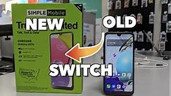 simple mobile How to switch your service from old phone to new one
