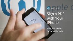 How to sign a PDF using your iPhone in 10 seconds