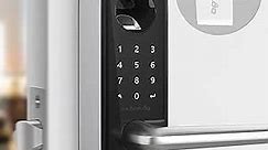 ULTRALOQ Lever, WiFi Smart Lock with Bridge, Heavy Duty 5-in-1 Keyless Entry Door Locks, Fingerprint Lock with Keypads and Voice Guide, Smart Door Lock for Front Door, Home and Office