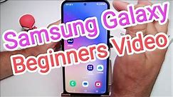 FREE Samsung Galaxy A54 Beginners Guidebook Video User Manual Tips and Tricks