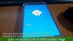 Update Samsung Galaxy S5 Neo SM-G903W to Android 7 Nougat