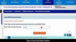 How Do I: Activate New ATM Card Online