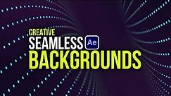 3 Seamless Motion Graphic Backgrounds in After Effects | Tutorial